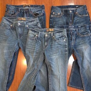 Seven7 Men's Straight Jeans in Blue